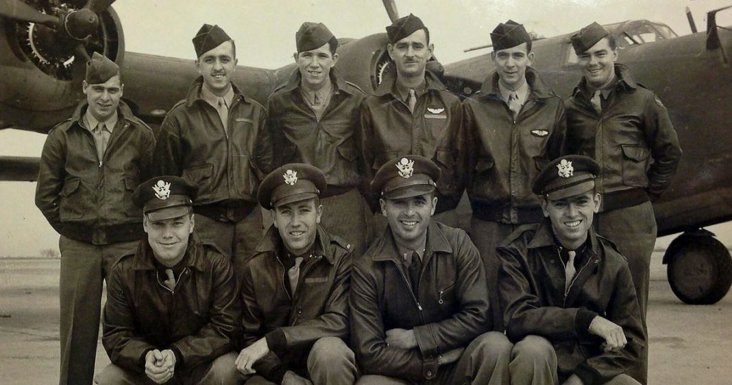 The crash of WWII bomber 