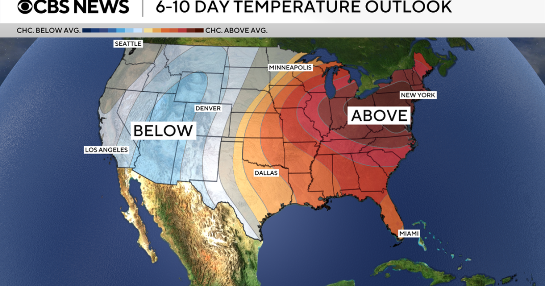 Maps show heat wave forecast across U.S. Here's what to know.