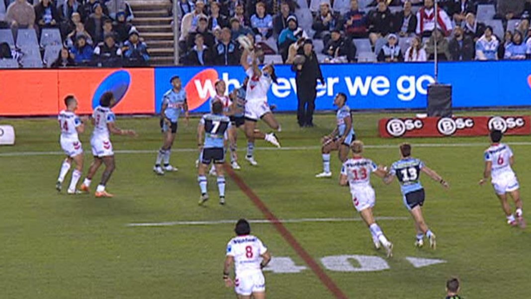 ‘Broke the plane for your life!’: Complete disbelief as Dragons cop brutal late-game call