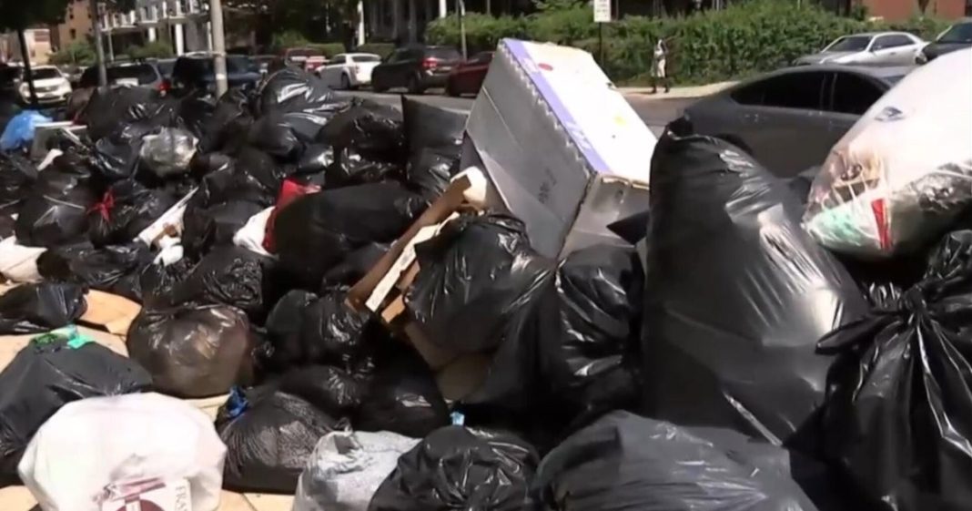 Trash piles up in Philadelphia amid city worker strike