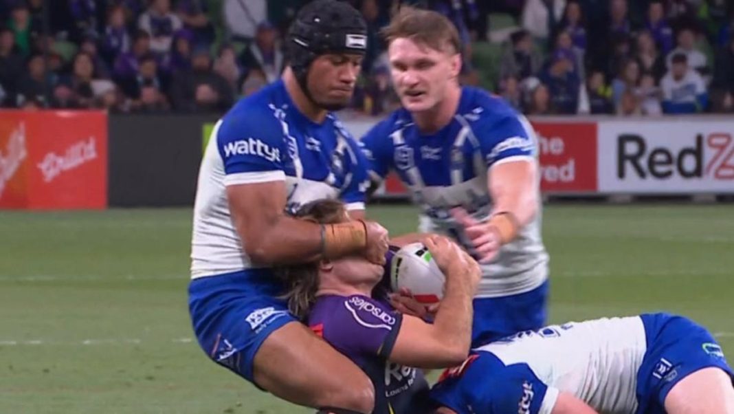 NRL 2025: Stephen Crichton called out for cheap shots, acts go unpunished by NRL, no suspension, judiciary, Bulldogs, what happened, news