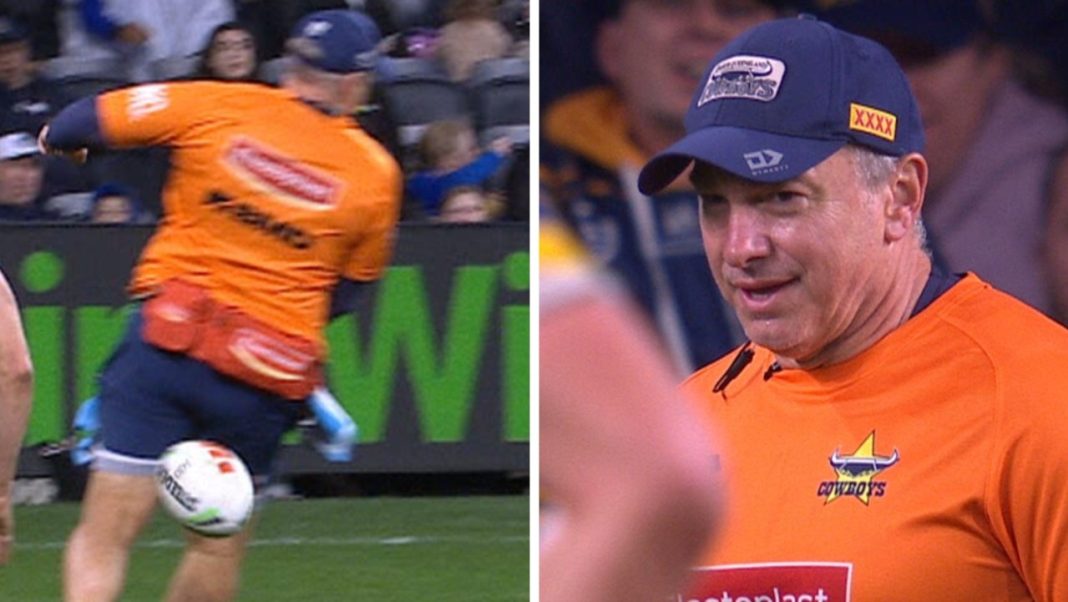 ‘What are we doing?’: NRL engulfed by second crunch time trainer incident in eight days